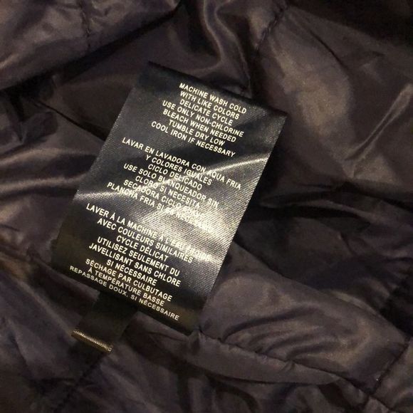 TOMMY HILFIGER Mens Grey Winter Coat Quilted Lining  Double Zipper Hood Sz MED - Picture 12 of 13